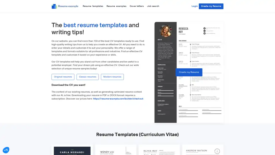 Resume Example