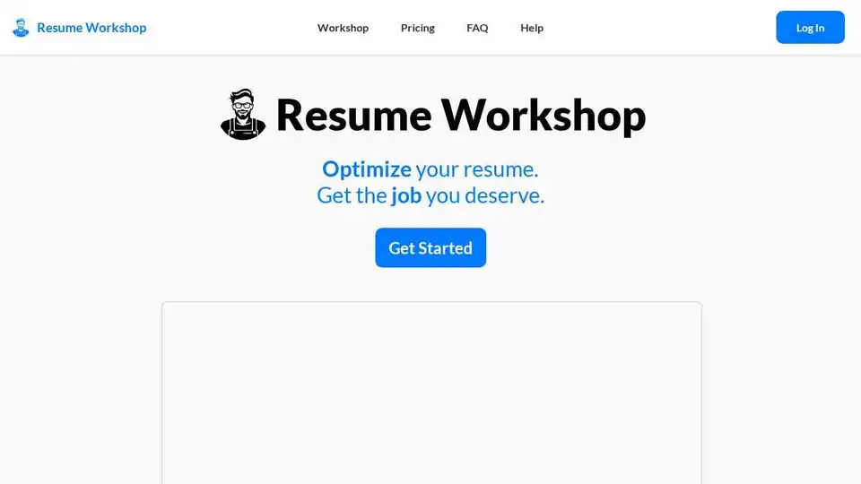 Resume Workshop