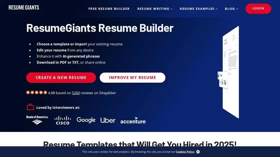 ResumeGiants