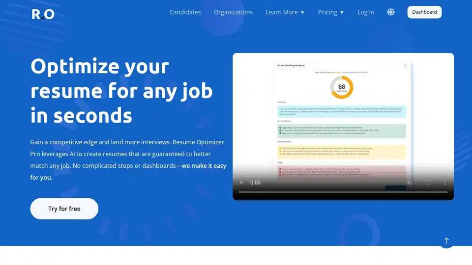 Resume Optimizer Pro