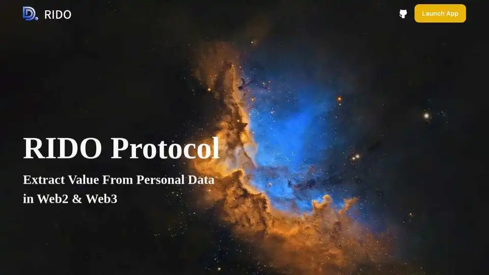 Protocolo RIDO: Extrae valor de los datos personales en Web2 y Web3. Redefine los datos de Web3 con propiedad de no control total y control de acceso programable.