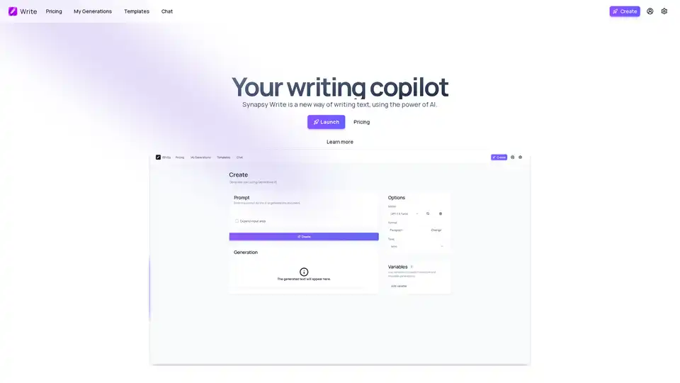 Synapsy Write