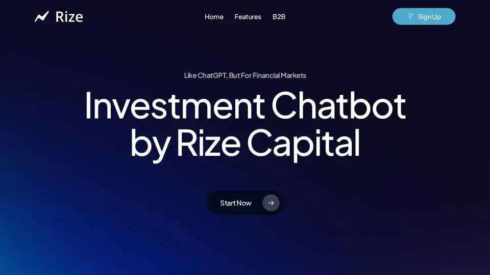 Investment Chatbot AI - Rize Capital