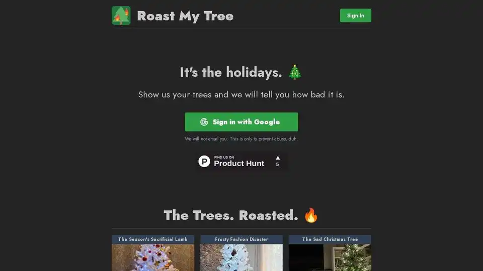 Roast My Tree