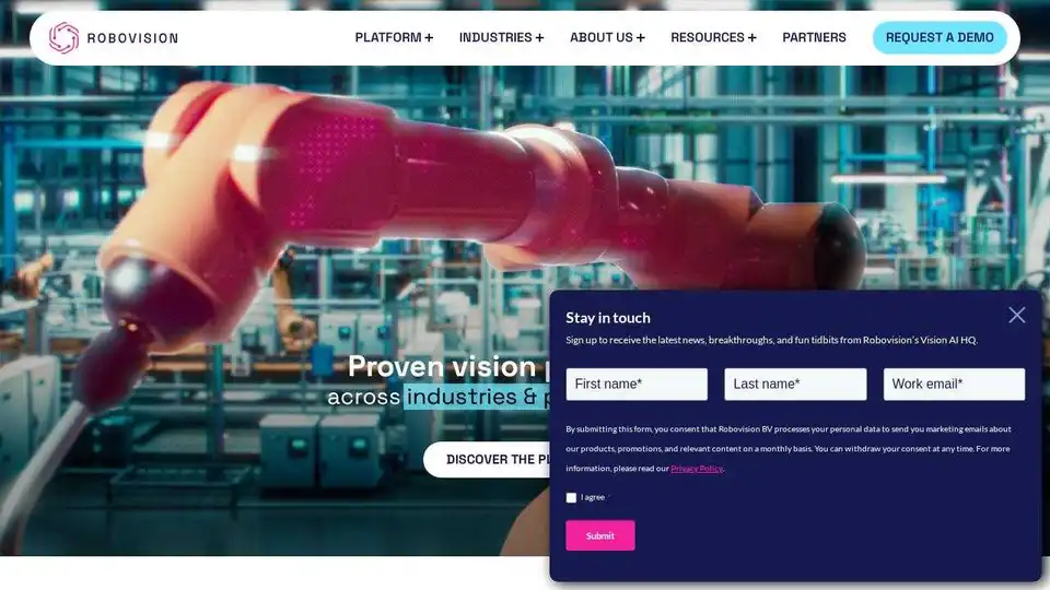 Robovision AI Platform