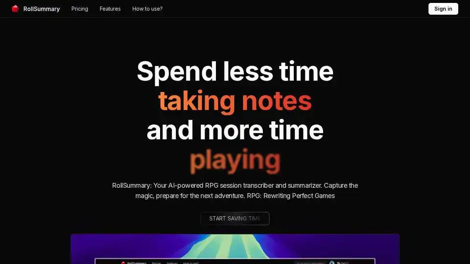 RollSummary