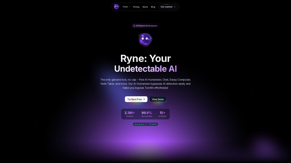 Ryne AI: Best AI Humanizer & AI Detector Bypass - Undetectable Tools
