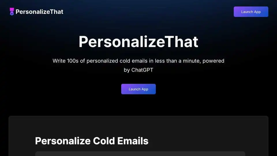 PersonalizeThat