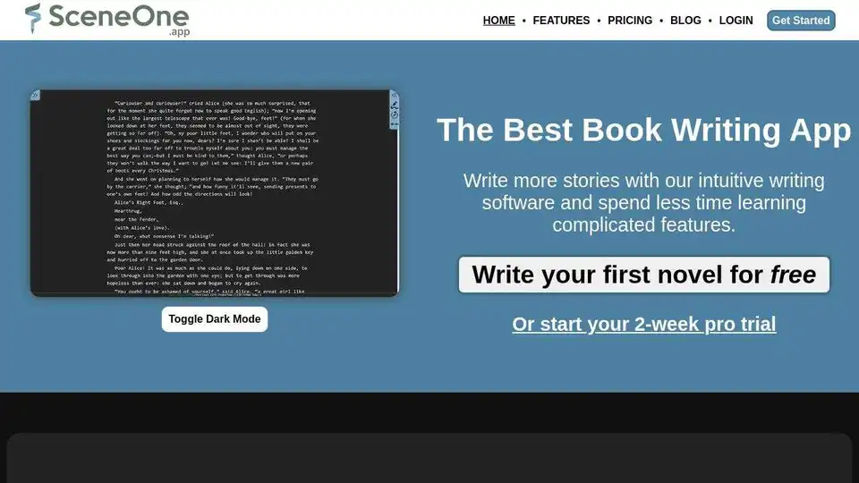 Online Book Writing Software now with AI Writing Assistant