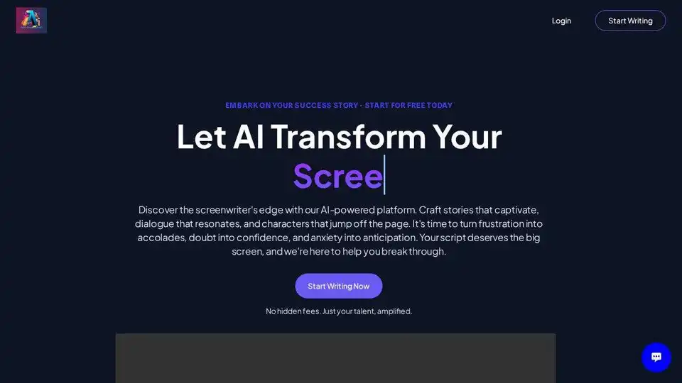 Screenwriting AI