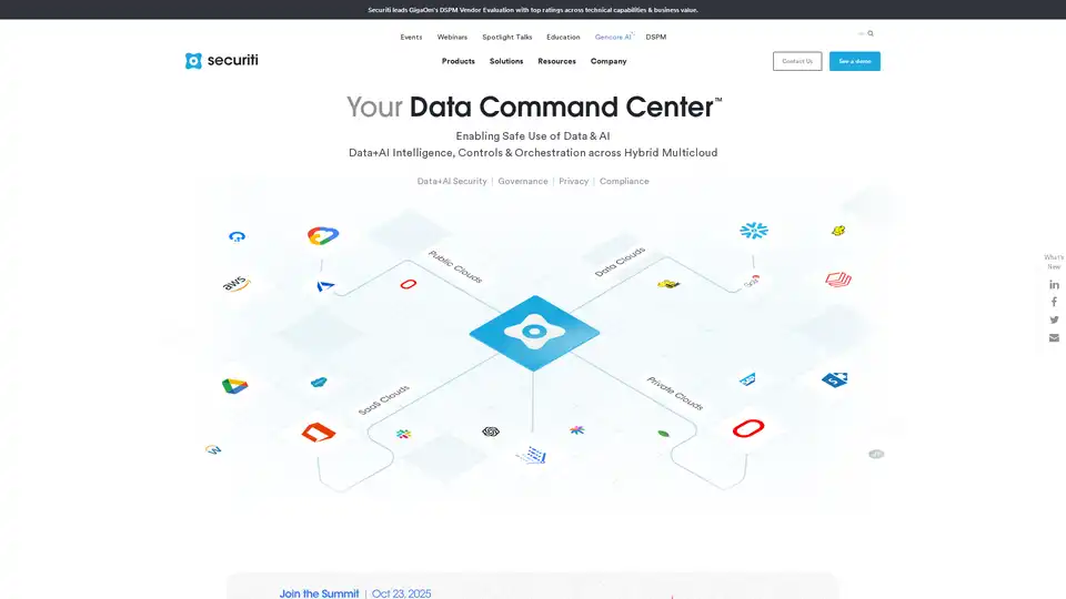 Securiti Data Command Center