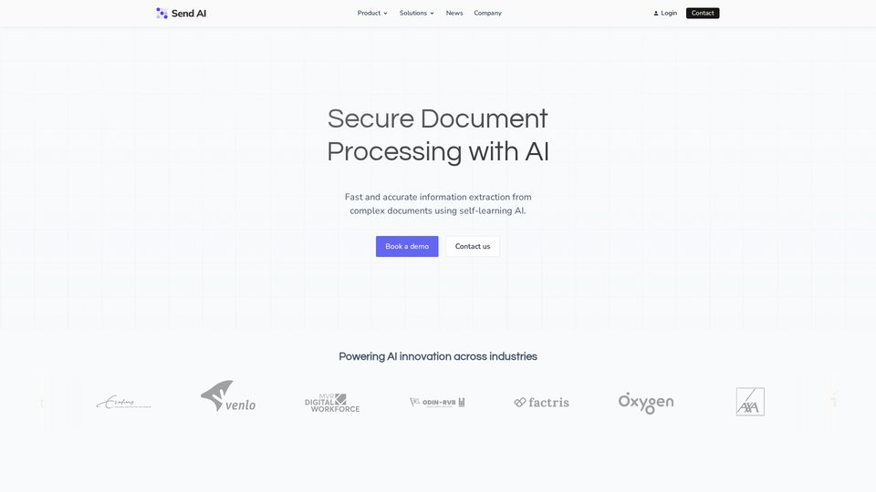 Send AI: Secure Document Processing with AI