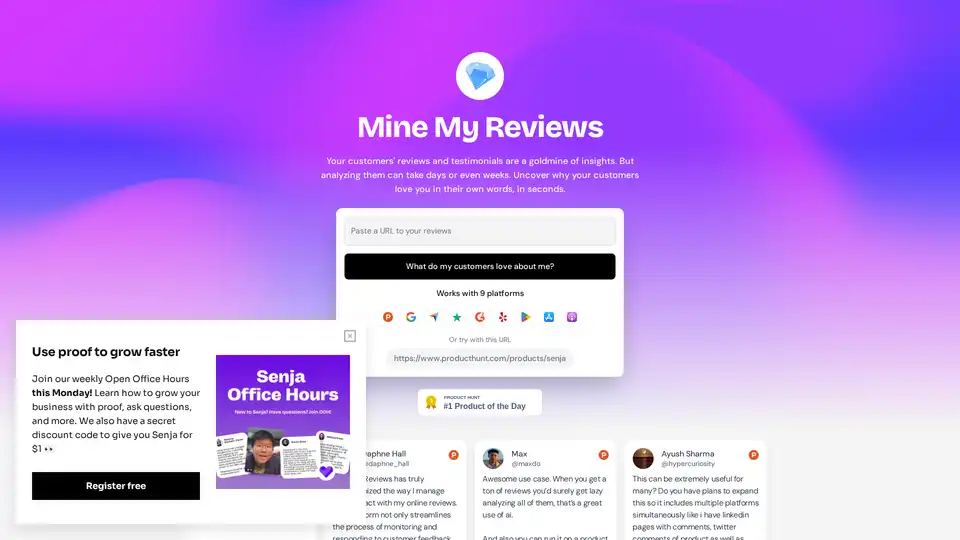 Mine My Reviews