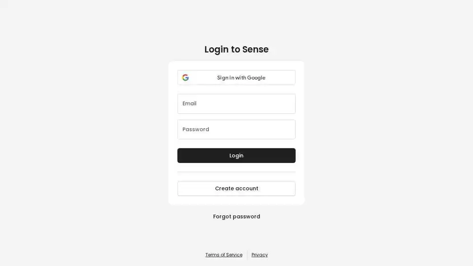 Sense