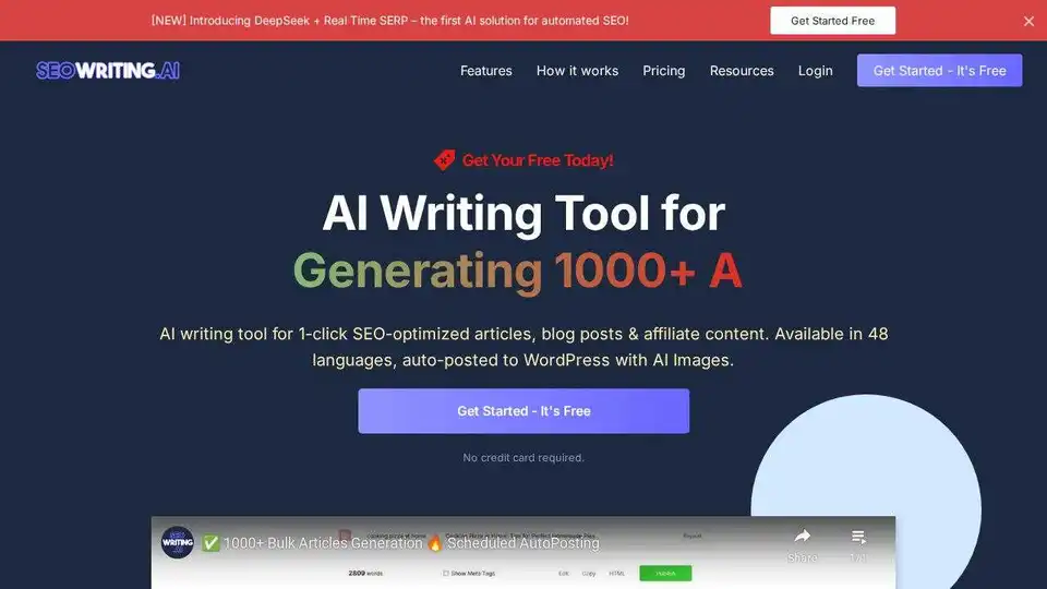 SEO WRITING