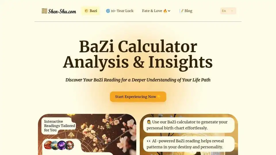 Free BaZi Calculator