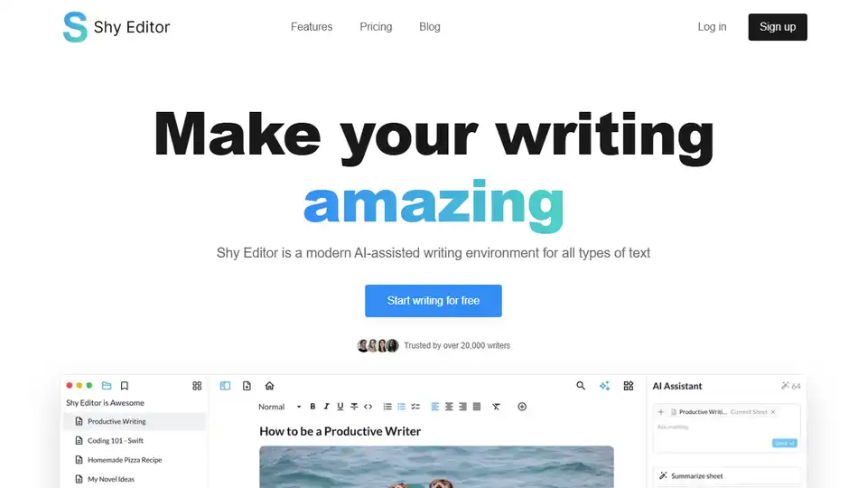 Shy Editor