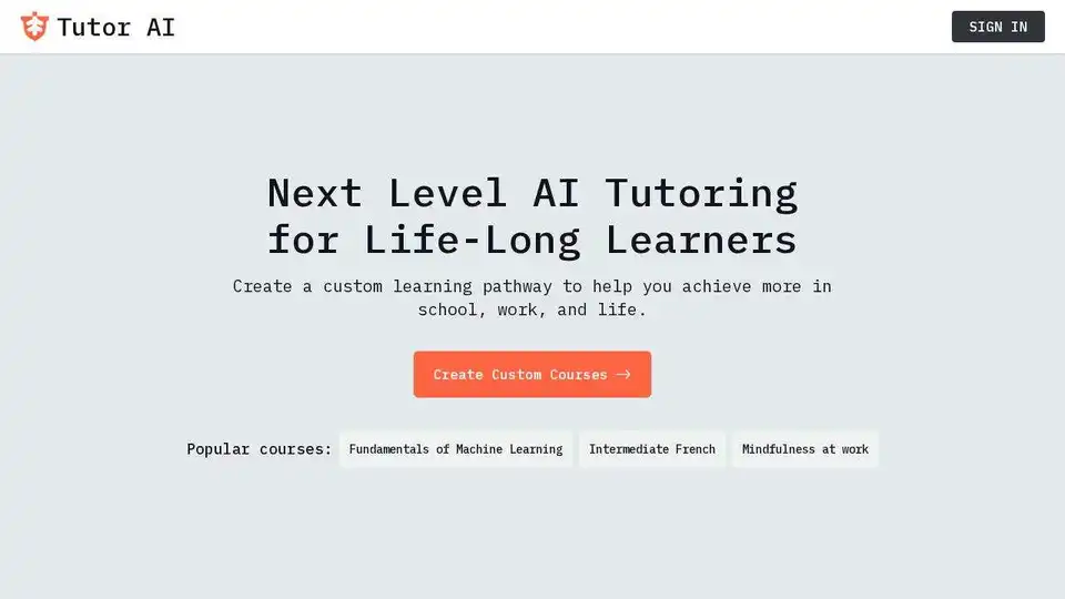Tutor AI