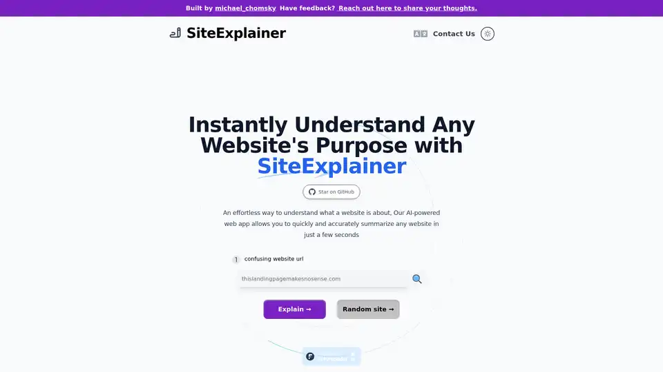 SiteExplainer