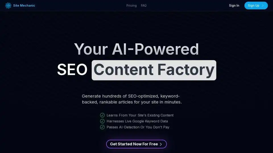Site Mechanic