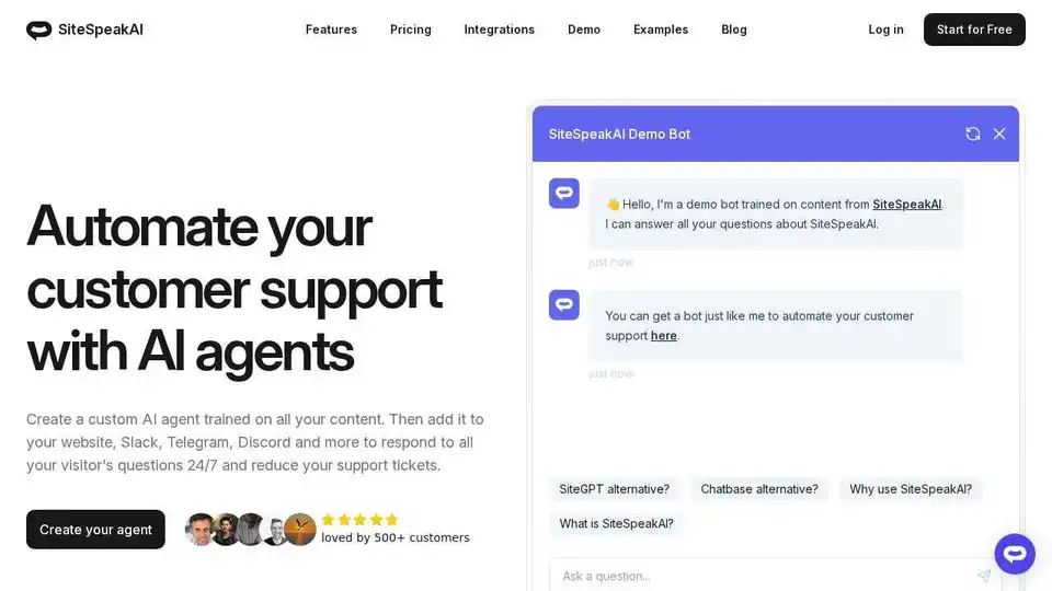 SiteSpeakAI