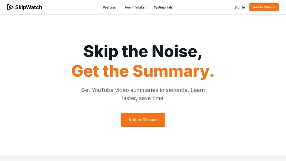 SkipWatch