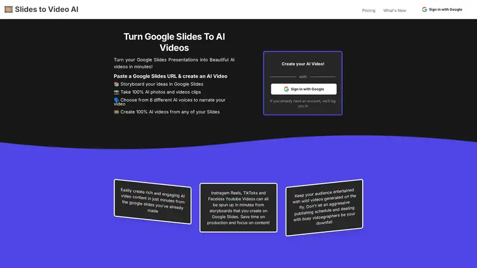 Slides to Videos
