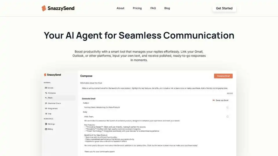Snazzy Send