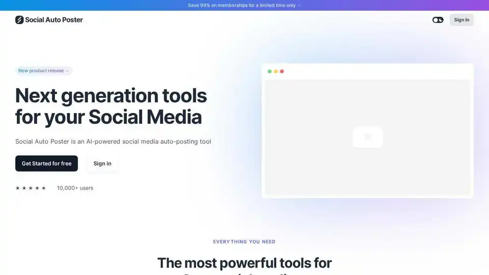 Social Auto Poster