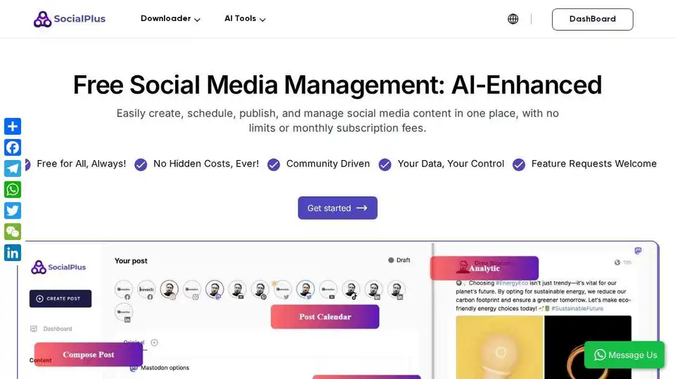 SocialPlus AI