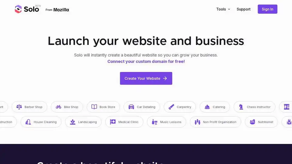 Solo - Free AI Website Creator