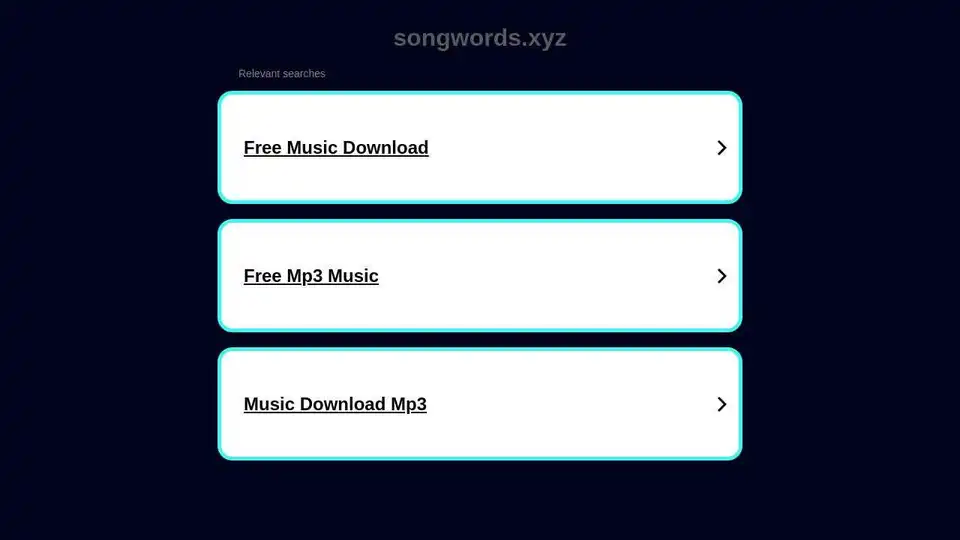 songwords.xyz