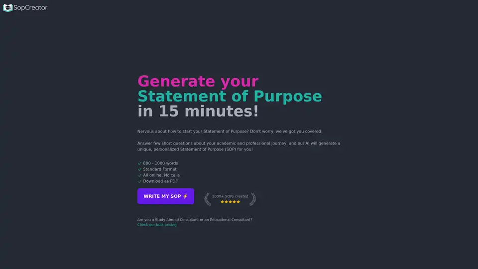 SOP Creator