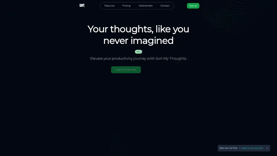 Sort My Thoughts