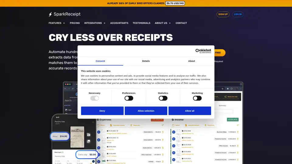 SparkReceipt