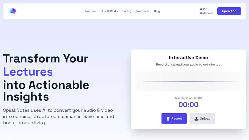 SpeakNotes