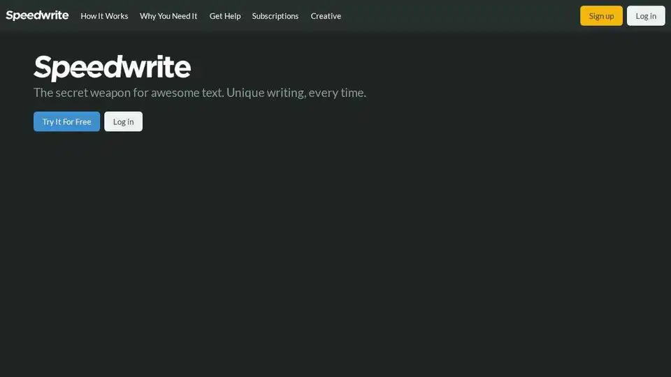 Speedwrite
