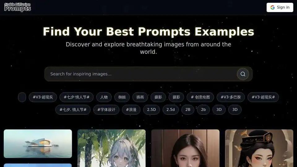 8000+ Stable Diffusion Prompts Examples