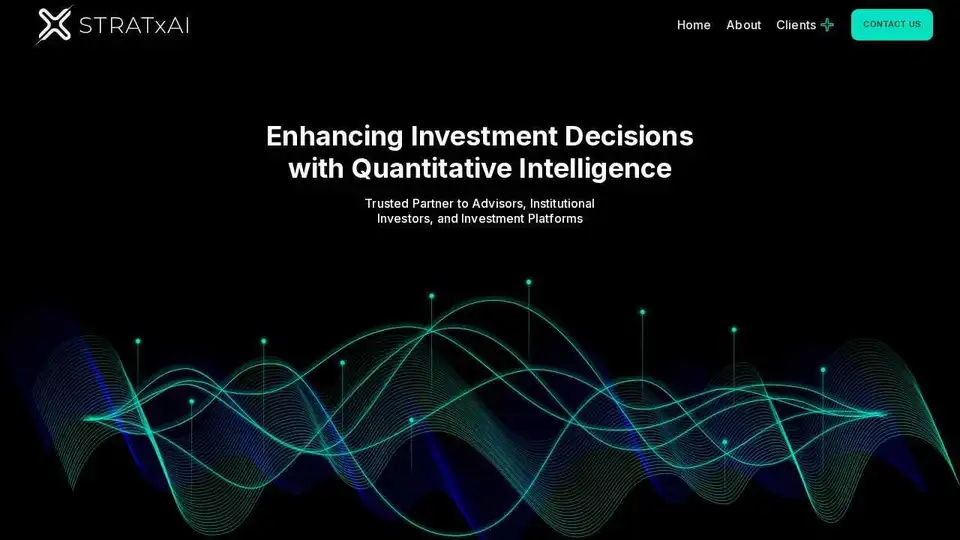 STRATxAI delivers custom model portfolios and AI-powered investment solutions for RIAs, TAMPs, and Asset Managers.