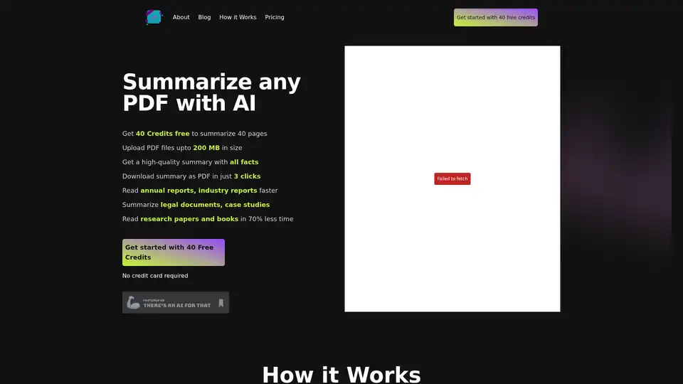 Summary with AI