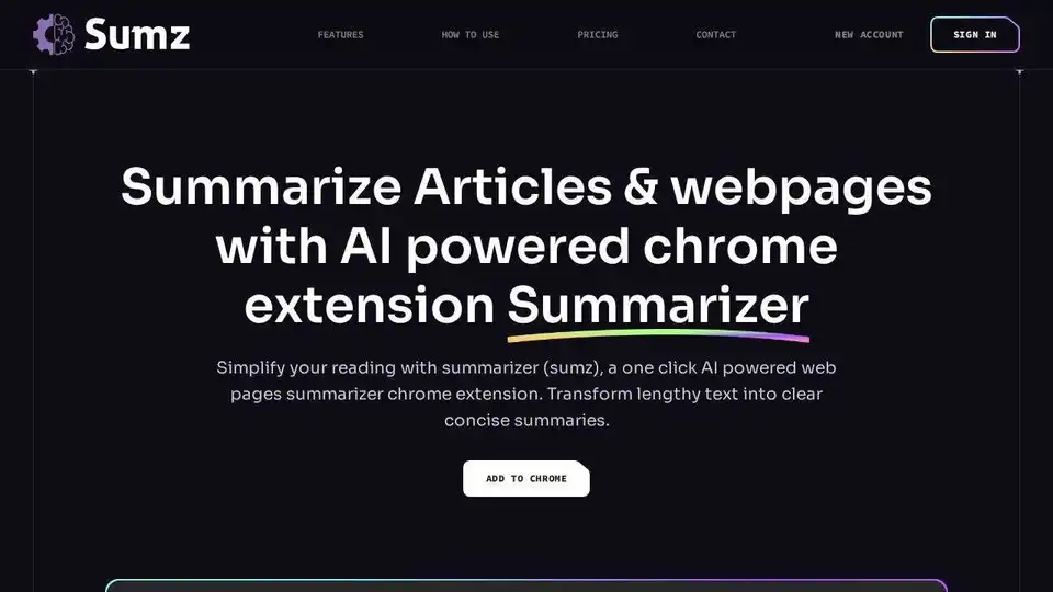 Sumz Pro Summarizer