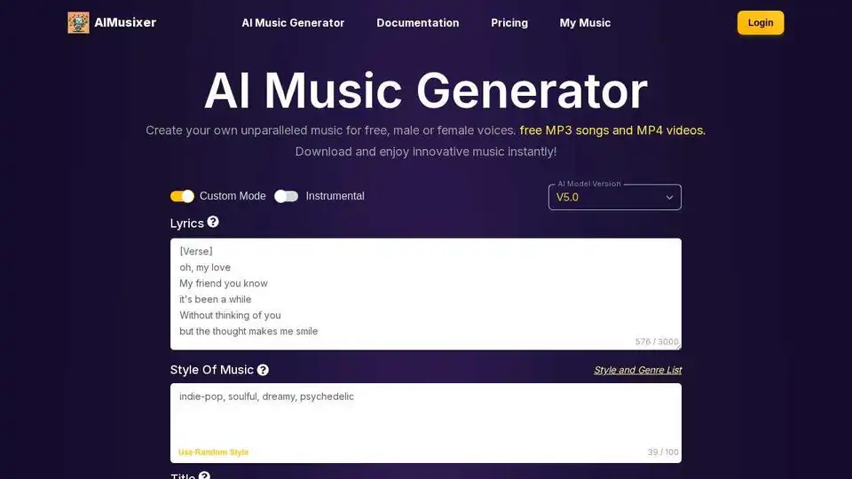 AIMusixer