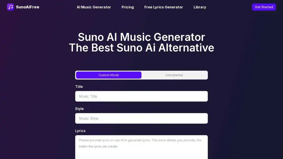 SunoAiFree