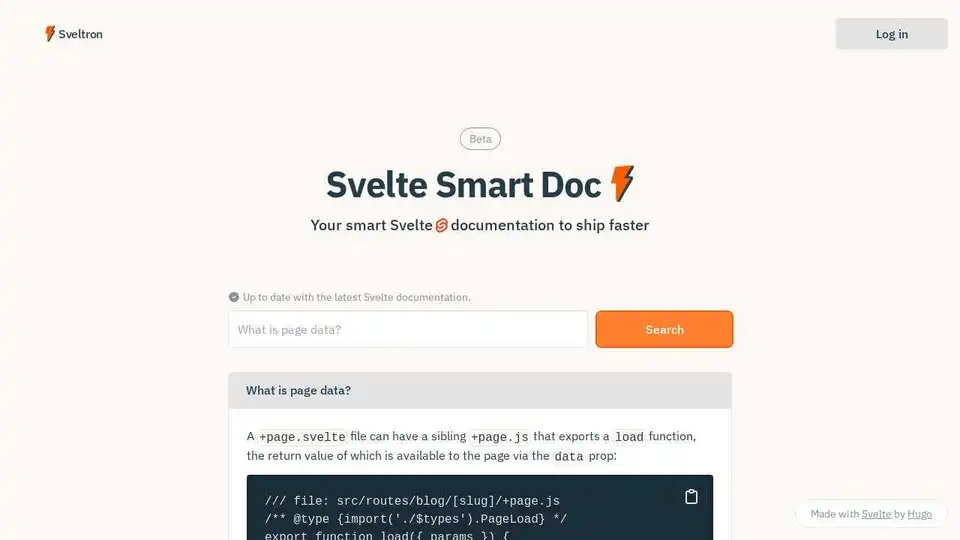 Svelte Smart Doc