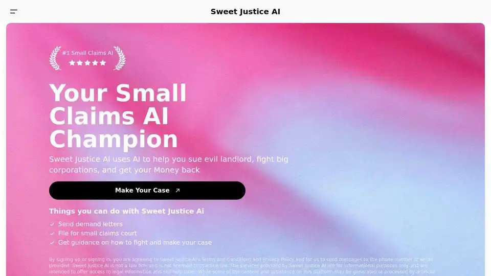 Sweet Justice AI