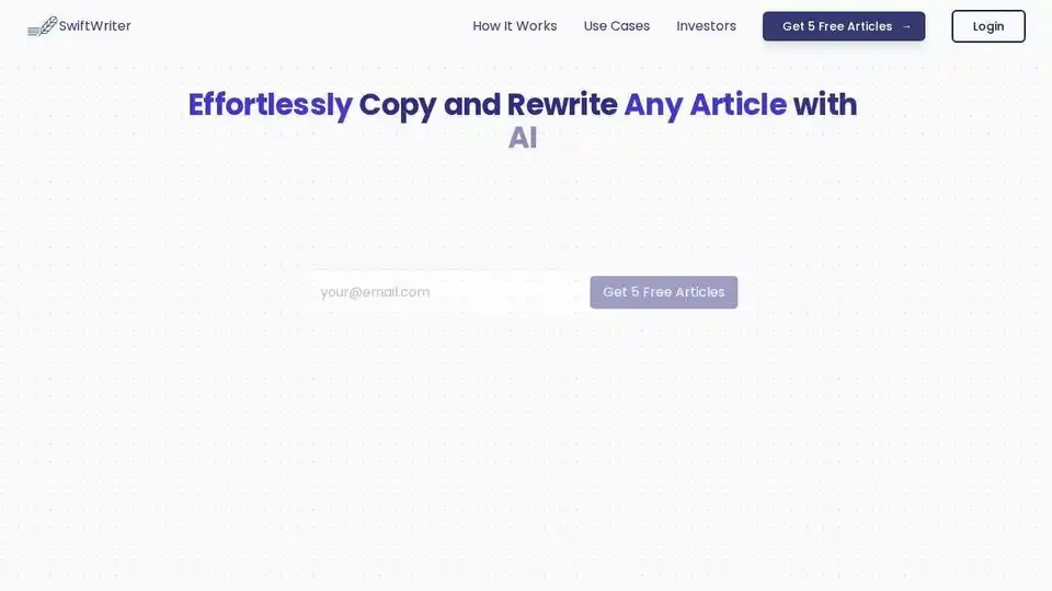 SwiftWriter