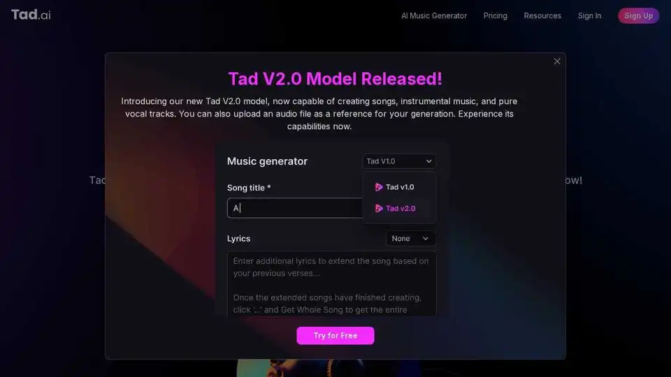 Tad AI