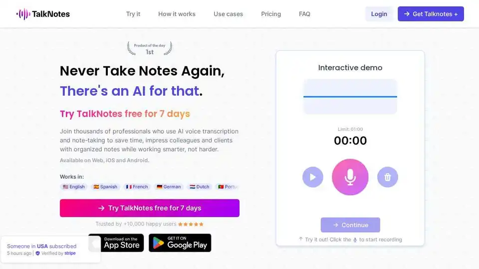 Talknotes