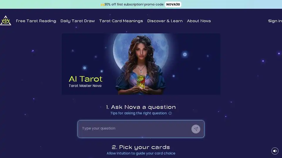 AI Tarot Nova