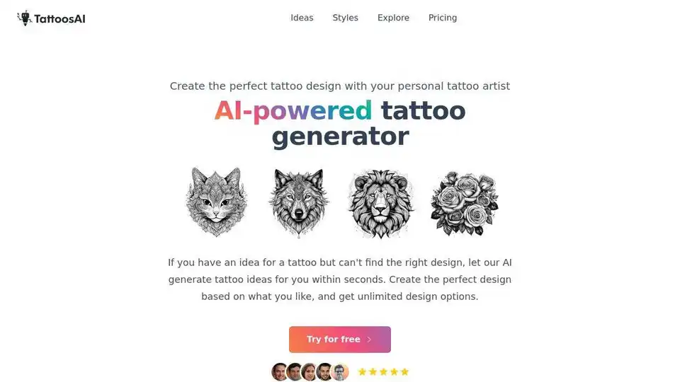 AI-powered Tattoo Generator